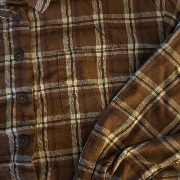 Frank and Oak Cropped Flannel Top Size Small - Picture 5 of 5